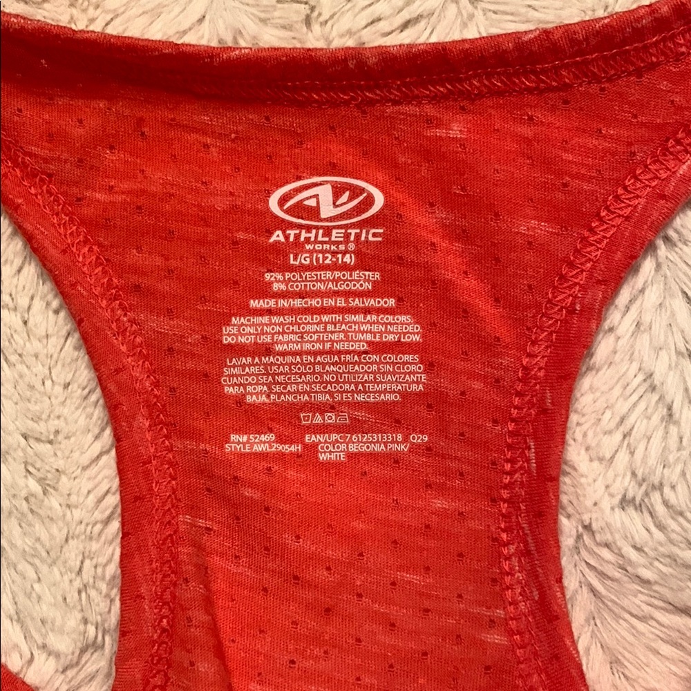 Athletic Works Red Women's Top